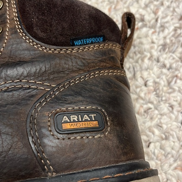 Ariat Riveter Waterproof Composite Toe Work Boots Women's Size 6.5 - Picture 7 of 12